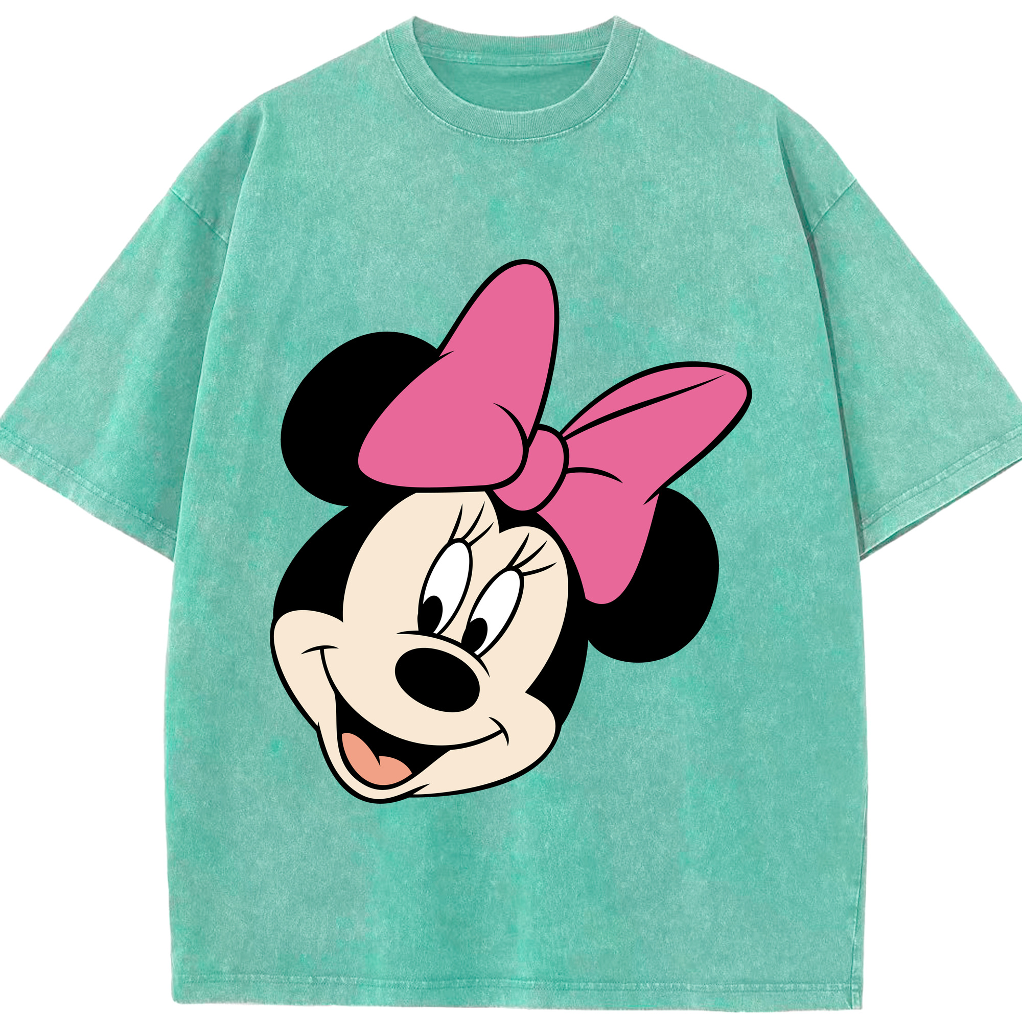 （画像用） ミッキーマウス Mickey Mouse 綿100% ヴィンテージ風 半袖Tシャツ（フロントプリント）
